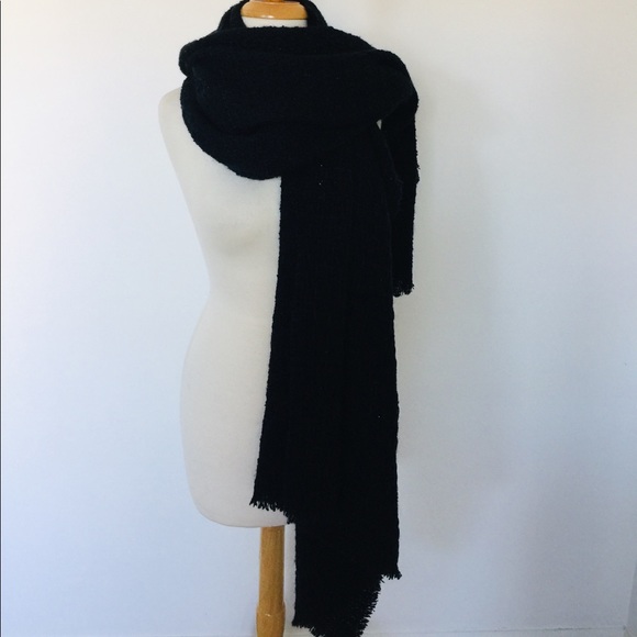 HUGE ZARA SPARKLING NAVY SCARF/WRAP - Picture 1 of 3